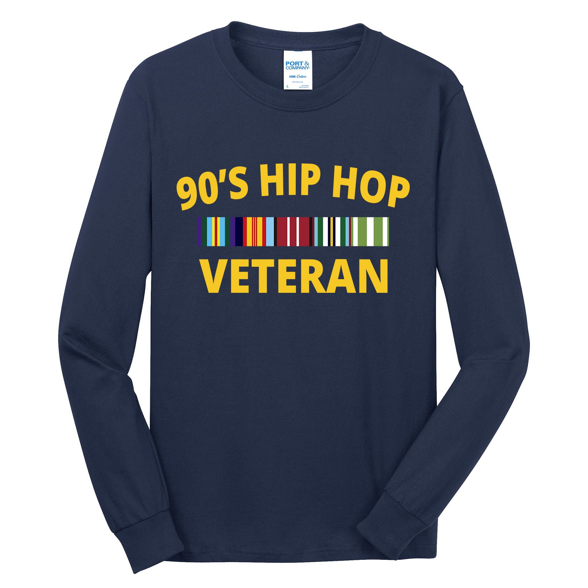90s Hip Hop Veteran Tall Long Sleeve T-Shirt