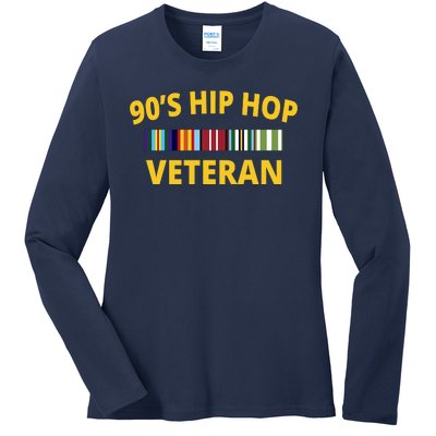 90s Hip Hop Veteran Ladies Long Sleeve Shirt