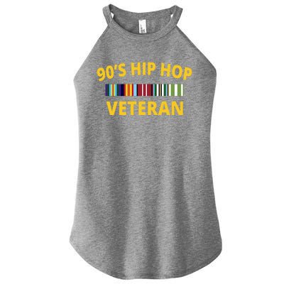 90s Hip Hop Veteran Women’s Perfect Tri Rocker Tank