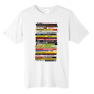 90s Hip Hop Cd Stack Tall Fusion ChromaSoft Performance T-Shirt