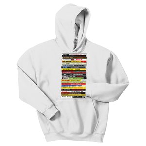 90s Hip Hop Cd Stack Kids Hoodie