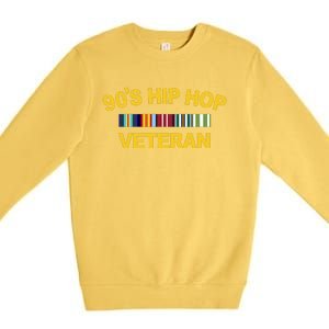 90&39;s Hip Hop Veteran Premium Crewneck Sweatshirt