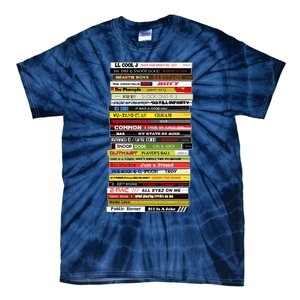 90s Hip Hop Cd Stack Tie-Dye T-Shirt