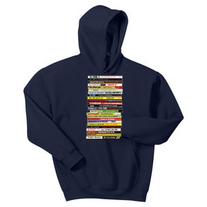 90s Hip Hop Cd Stack Kids Hoodie