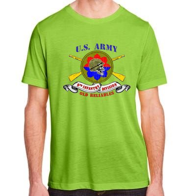 9th Infantry Division 9th Id Veteran Old Reliables Vintage Adult ChromaSoft Performance T-Shirt