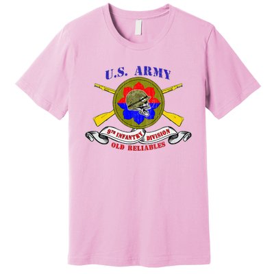 9th Infantry Division 9th Id Veteran Old Reliables Vintage Premium T-Shirt