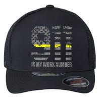 911 Is My Work Number Funny Dispatcher Gift Flexfit Unipanel Trucker Cap