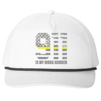 911 Is My Work Number Funny Dispatcher Gift Snapback Five-Panel Rope Hat