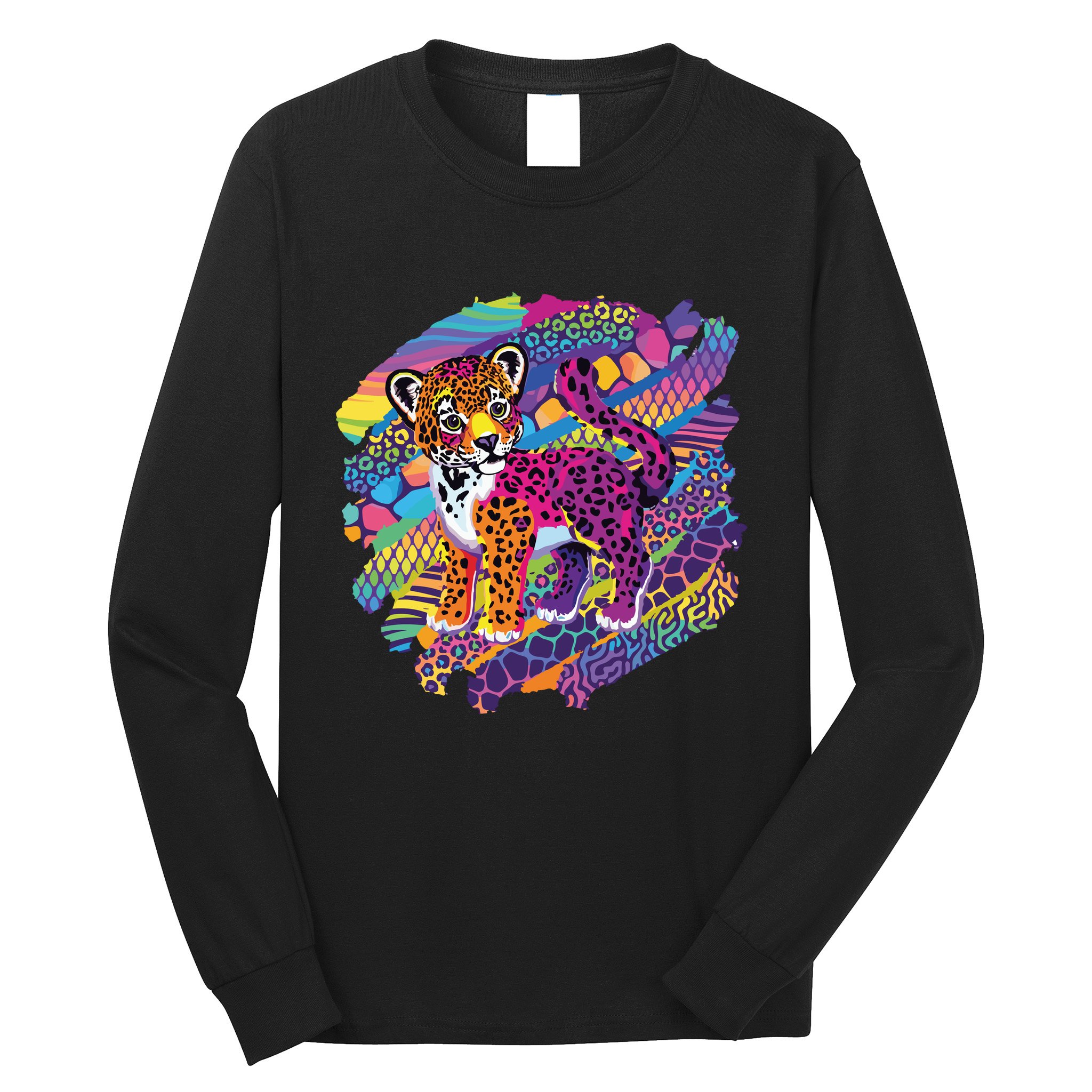 90s Inspired Tiger Long Sleeve Shirt