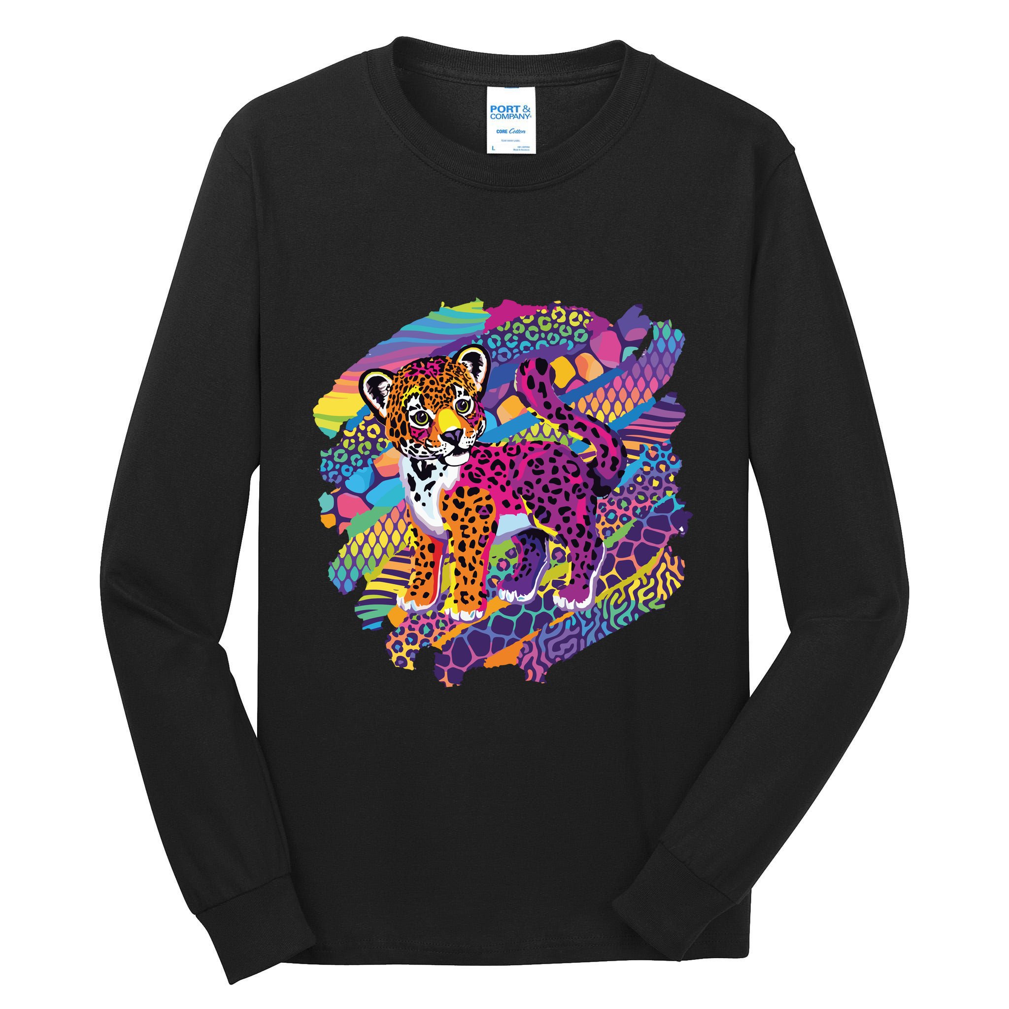 90s Inspired Tiger Tall Long Sleeve T-Shirt