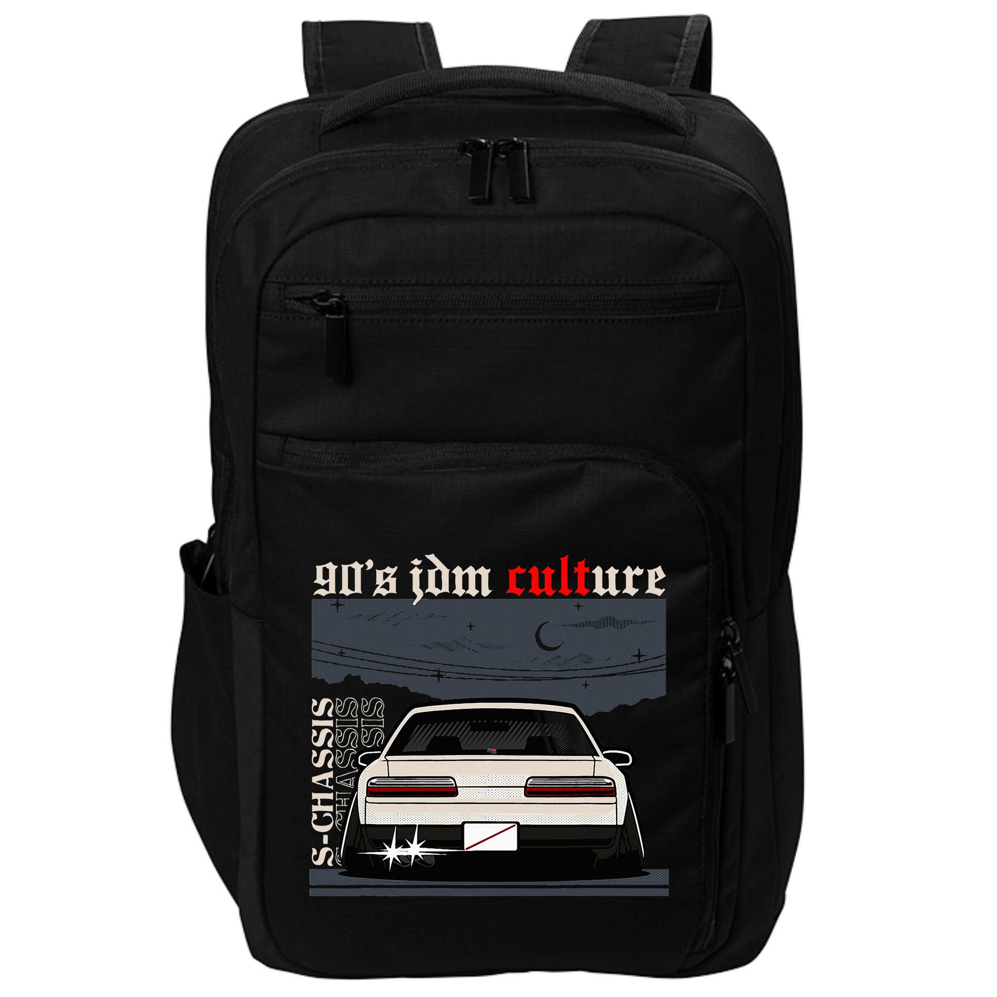 90s Jdm Culture S13 Car Impact Tech Backpack