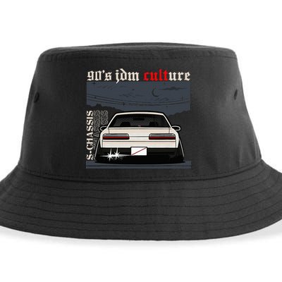90s Jdm Culture S13 Car Sustainable Bucket Hat