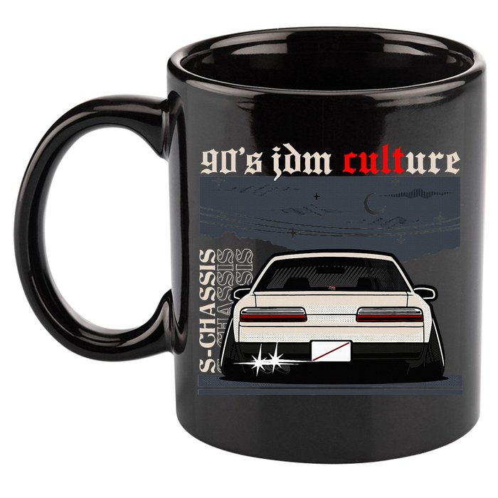 90s Jdm Culture S13 Car 11oz C Handle Ceramic Mug
