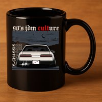 90s Jdm Culture S13 Car 11oz C Handle Ceramic Mug