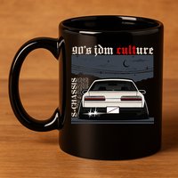 90s Jdm Culture S13 Car 11oz C Handle Ceramic Mug