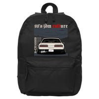 90s Jdm Culture S13 Car 16 in Basic Backpack