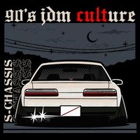 90s Jdm Culture S13 Car 16 in Basic Backpack