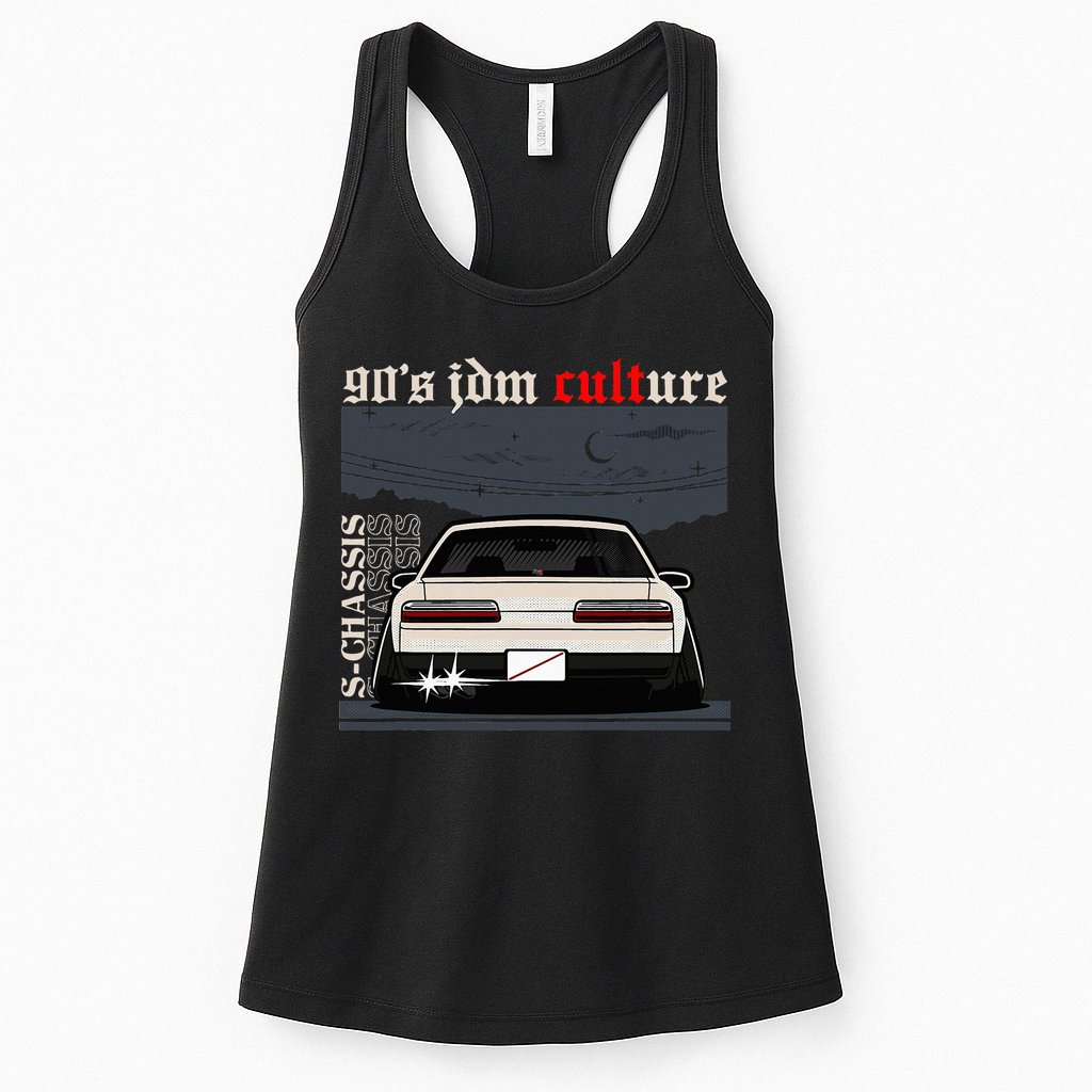 90s Jdm Culture S13 Car Womens Tank Top
