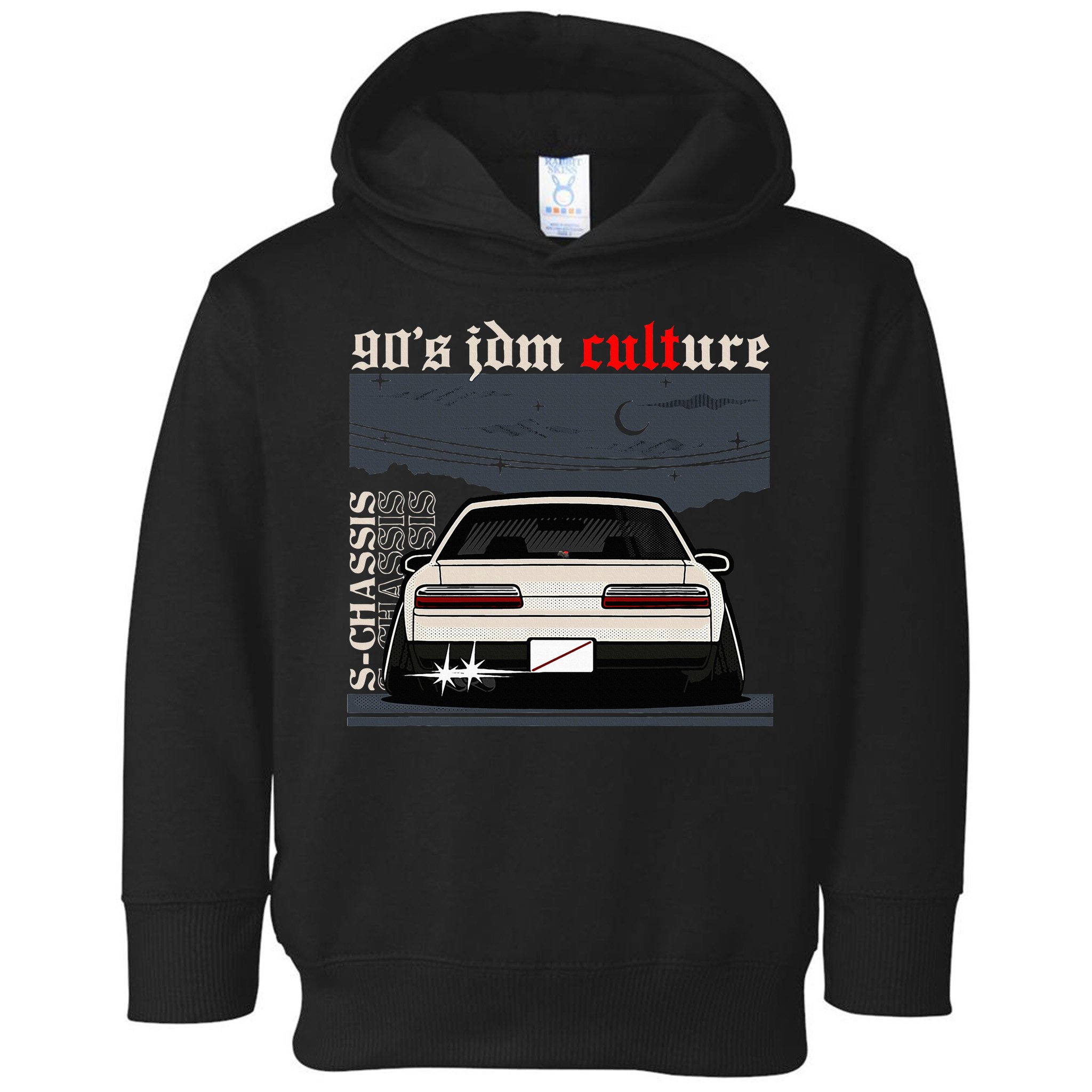 90s Jdm Culture S13 Car Toddler Hoodie