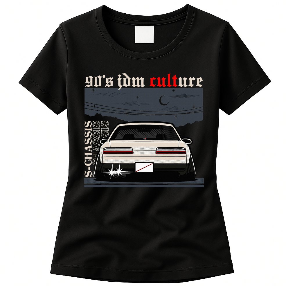 90s Jdm Culture S13 Car Womens T-Shirt