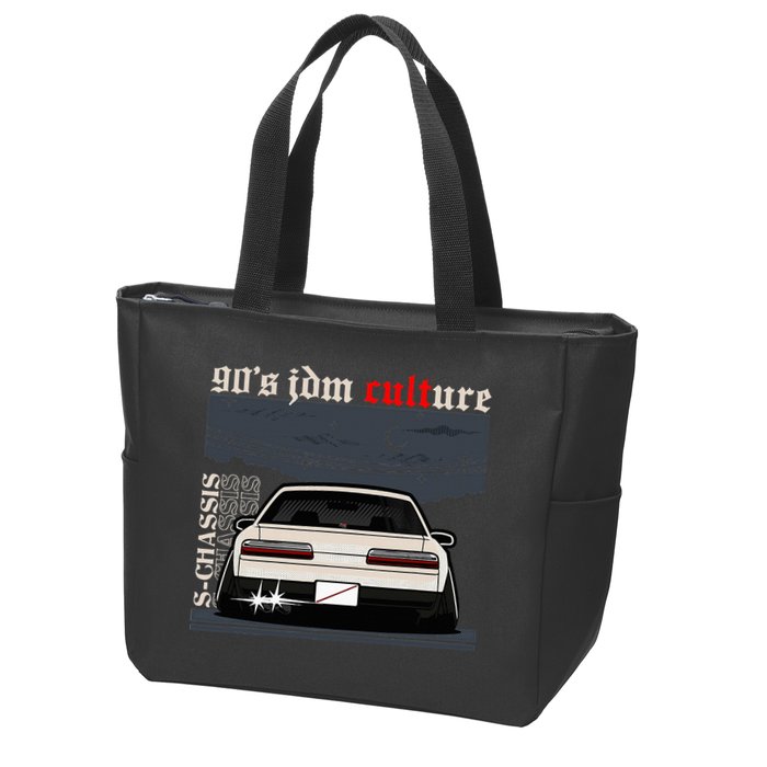 90s Jdm Culture S13 Car Zip Tote Bag