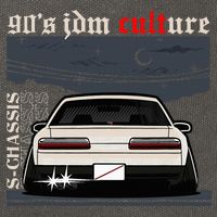 90s Jdm Culture S13 Car Cotton Canvas Backpack