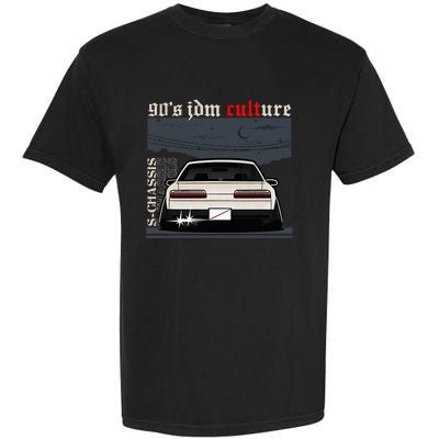 90s Jdm Culture S13 Car Garment-Dyed Heavyweight T-Shirt