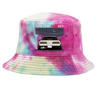 90s Jdm Culture S13 Car Tie-Dyed Bucket Hat