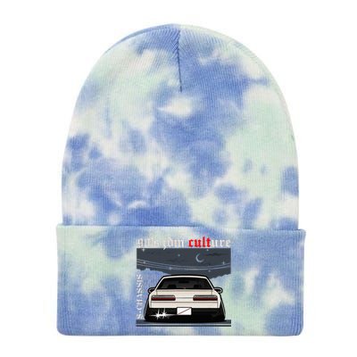 90s Jdm Culture S13 Car Tie Dye 12in Knit Beanie