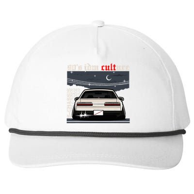 90s Jdm Culture S13 Car Snapback Five-Panel Rope Hat