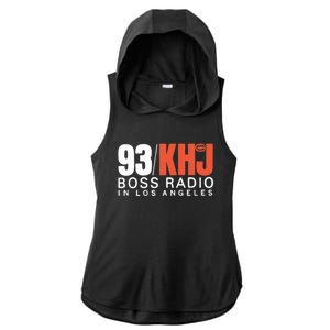 93 Khj Boss Radio 2 Ladies PosiCharge Tri-Blend Wicking Draft Hoodie Tank