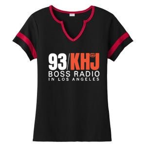 93 Khj Boss Radio 2 Ladies Halftime Notch Neck Tee