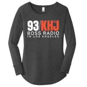 93 Khj Boss Radio 2 Women's Perfect Tri Tunic Long Sleeve Shirt