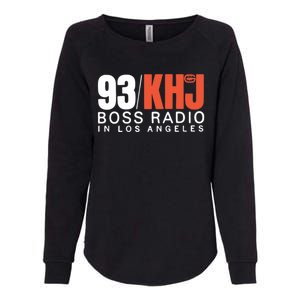 93 Khj Boss Radio 2 Womens California Wash Sweatshirt