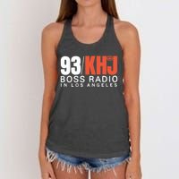 93 Khj Boss Radio 2 Women's Knotted Racerback Tank