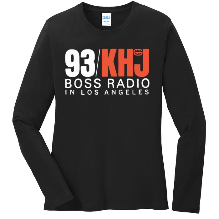 93 Khj Boss Radio 2 Ladies Long Sleeve Shirt