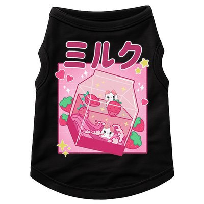 90s Kawaii Strawberry Milk Cute Women Japanese Anime Doggie Tank