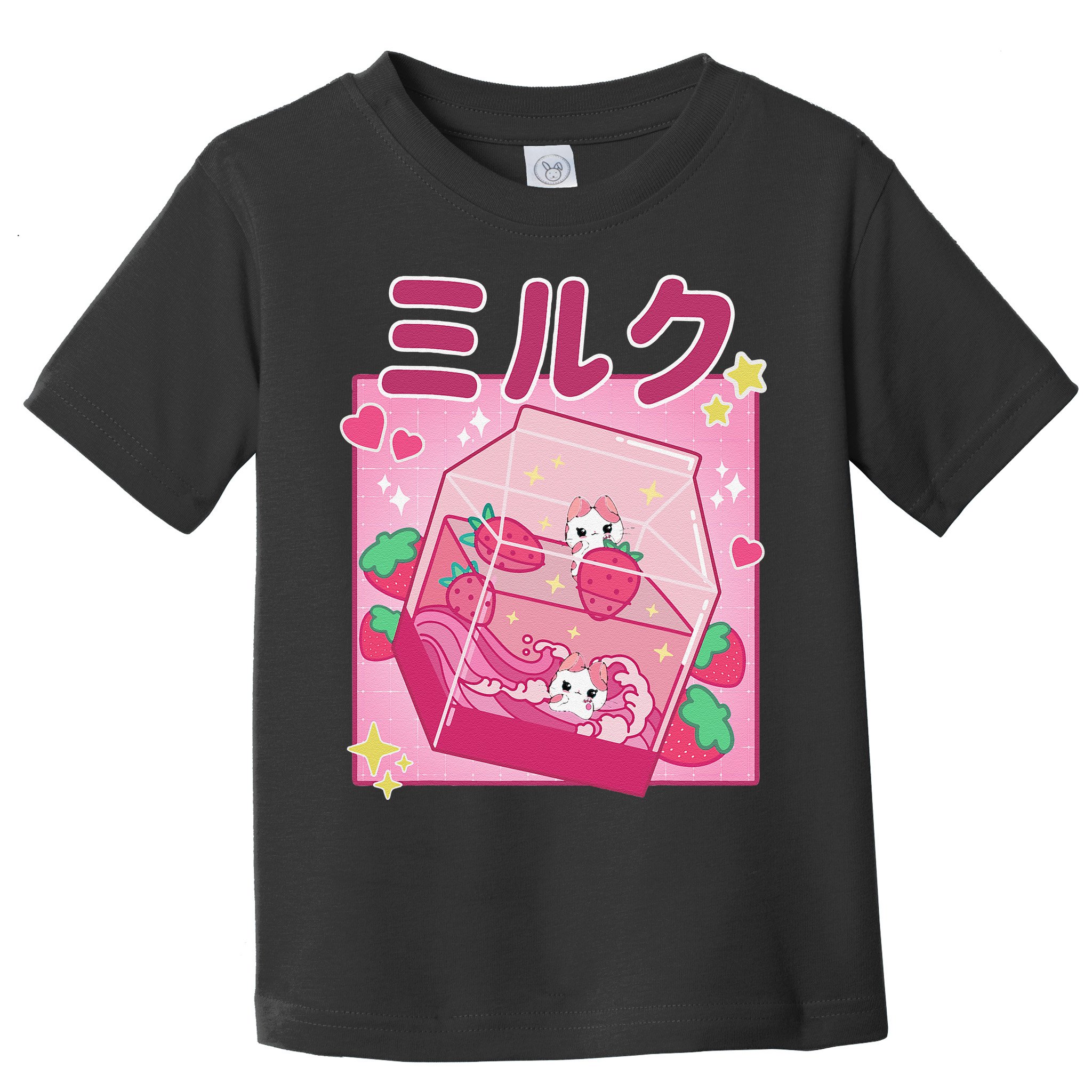 90s Kawaii Strawberry Milk Cute Women Japanese Anime Toddler T-Shirt
