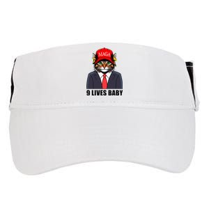 9 Lives Baby Trump 2024 You Missed Again Cat Maga Adult Drive Performance Visor