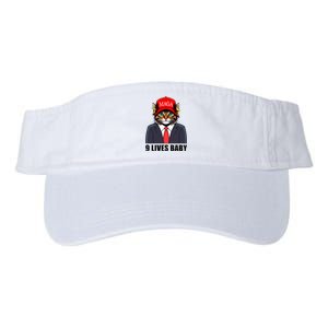 9 Lives Baby Trump 2024 You Missed Again Cat Maga Valucap Bio-Washed Visor