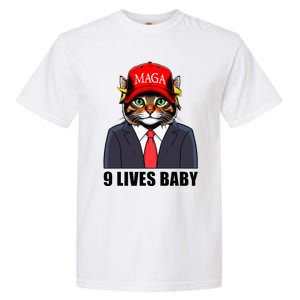 9 Lives Baby Trump 2024 You Missed Again Garment-Dyed Heavyweight T-Shirt