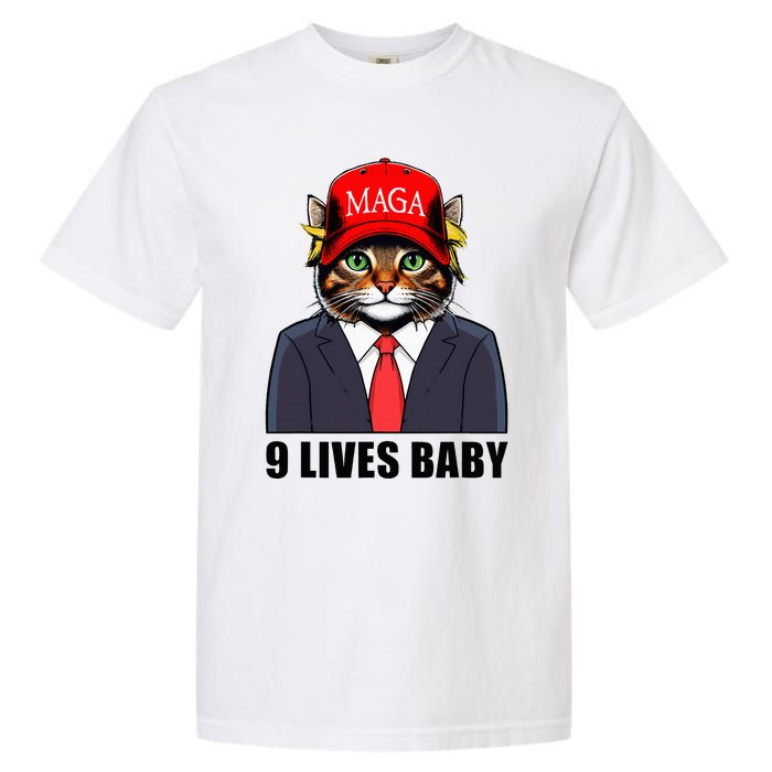 9 Lives Baby Trump 2024 You Missed Again Garment-Dyed Heavyweight T-Shirt