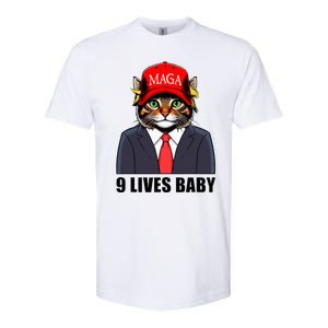 9 Lives Baby Trump 2024 You Missed Again Softstyle CVC T-Shirt