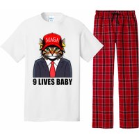 9 Lives Baby Trump 2024 You Missed Again Pajama Set