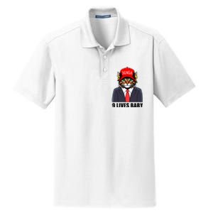 9 Lives Baby Trump 2024 You Missed Again Dry Zone Grid Polo