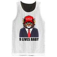 9 Lives Baby Trump 2024 You Missed Again Mesh Reversible Basketball Jersey Tank