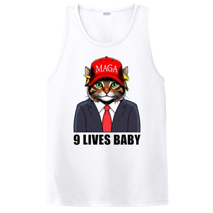 9 Lives Baby Trump 2024 You Missed Again PosiCharge Competitor Tank