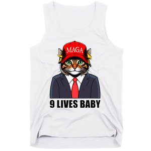 9 Lives Baby Trump 2024 You Missed Again Tank Top