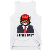 9 Lives Baby Trump 2024 You Missed Again Tank Top