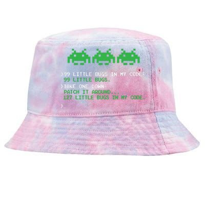 99 Little Bugs In The Code Software Engineer Programmer Tie-Dyed Bucket Hat